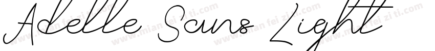 Adelle Sans Light字体转换
